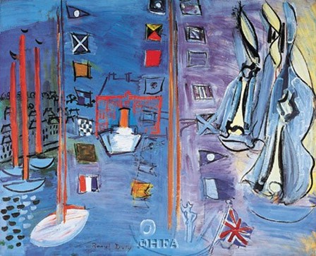 The Basin at Deauville by Raoul Dufy art print