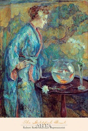 The Goldfish Bowl by Robert L. Reid art print