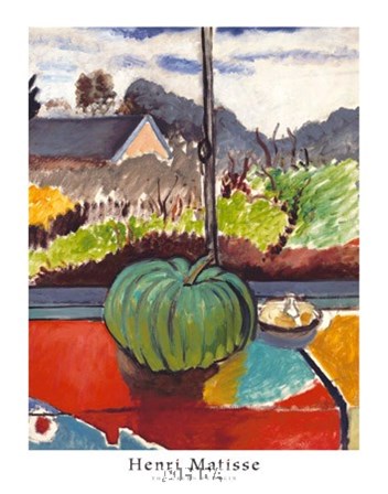 The Green Pumpkin by Henri Matisse art print