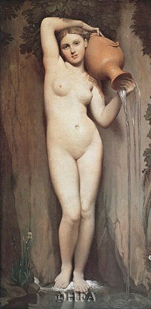 The Spring by Jean-Auguste-Dominique Ingres art print