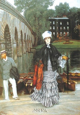 Return from the Boating Trip, 1873 by James Jacques Joseph Tissot art print