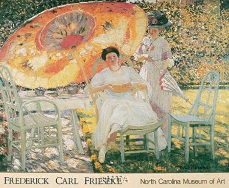 The Garden Parasol, 1909 by Frederick Carl Frieseke art print