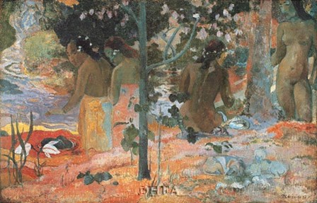 The Bathers, 1898 by Paul Gauguin art print