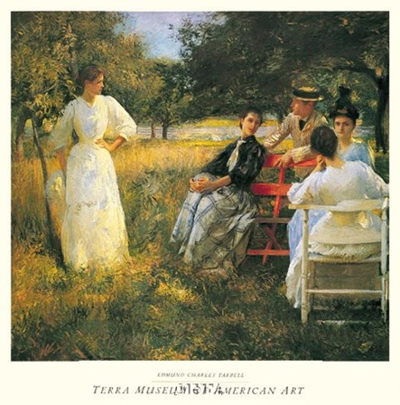 In The Orchard, 1891 by Edmund Charles Tarbell art print