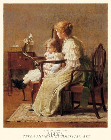 Mother and Child, c. 1885 by Francis Coates Jones art print