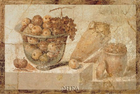 Roman Fresco art print