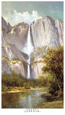 Yosemite Falls by Thomas Hill art print