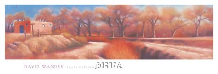Isleta Cottonwoods by David Wander art print