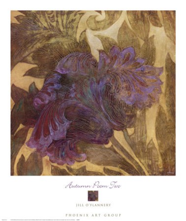 Autumn Poem Two by Jill O'Flannery art print