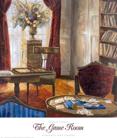 The Game Room by Dennis Carney art print