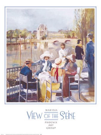 View of the Seine by Marysia art print