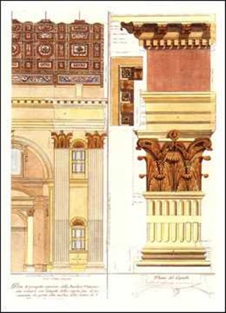 Basilica Vaticana by Michelangelo Buonarroti art print