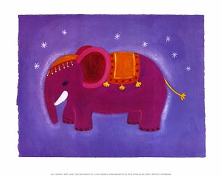 Elephant by Janie Coath art print