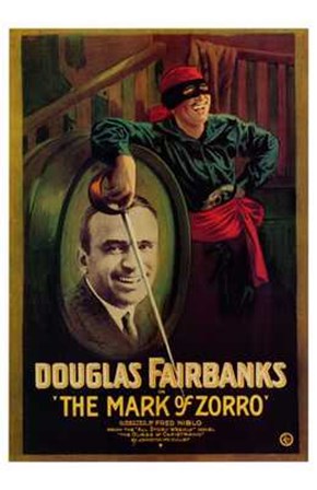 The Mark of Zorro Douglas Fairbanks art print