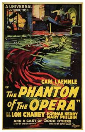 The Phantom of the Opera Carl Kaemmle art print