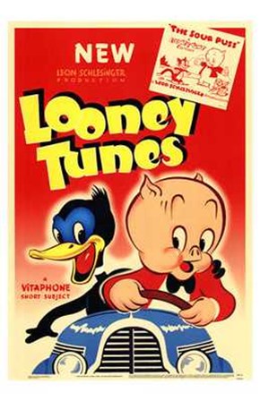 Looney Tunes Porky And Daffy art print