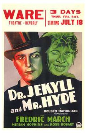 Dr Jekyll and Mr Hyde Theatre art print
