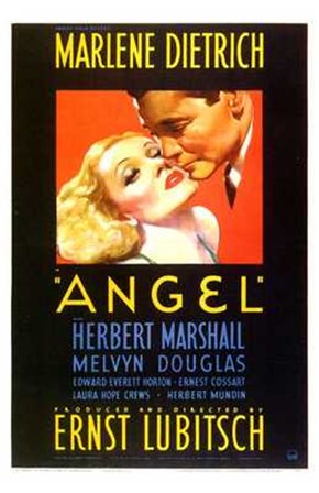 Angel Marlene Dietrich - couple art print