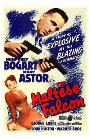 The Maltese Falcon Bogart Astor art print