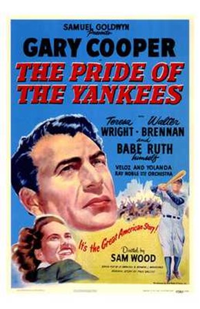 The Pride of the Yankees - Gary Cooper art print