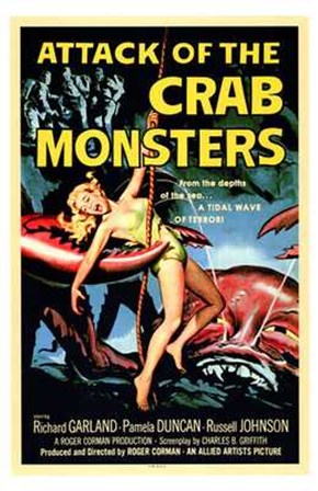 Attack of the Crab Monsters art print