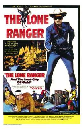 Lone Ranger and the Lost City of Gold  T art print