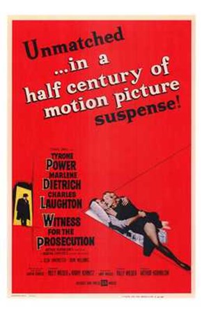 Witness for the Prosecution - red art print