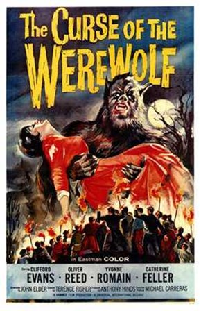 The Curse of the Werewolf art print