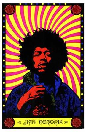 Jimi Hendrix art print