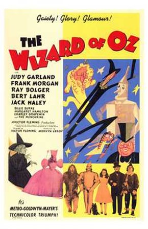 The Wizard of Oz Gaiety Glory Glamour art print