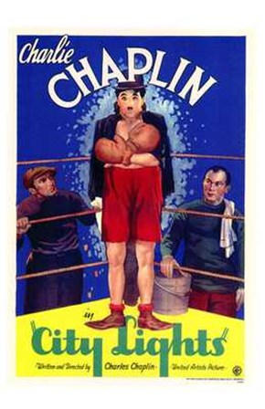 City Lights - Charlie Chaplin art print