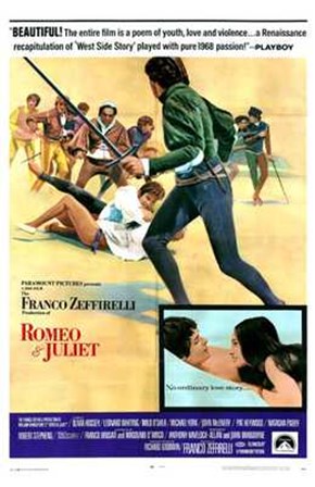 Romeo and Juliet Franco Zeffirelli art print
