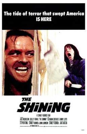 The Shining - the tide of terror that swept America is here art print