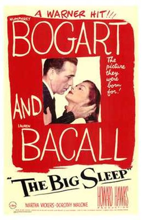 The Big Sleep Red Sketch art print