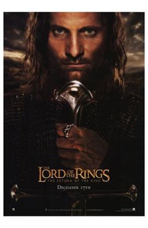Lord of the Rings: Return of the King - King Aragorn art print