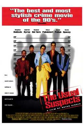The Usual Suspects - 5 men art print
