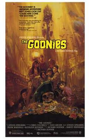 The Goonies - Scared art print