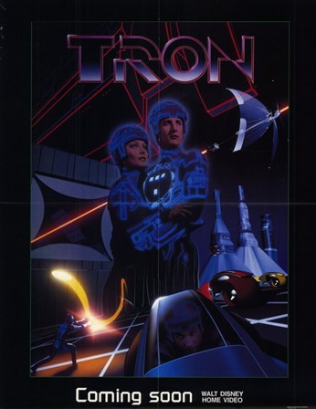 Tron Outer Space art print