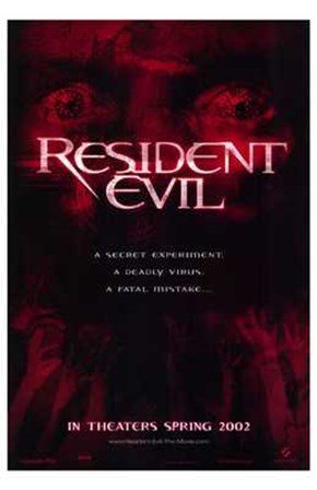 Resident Evil - red art print