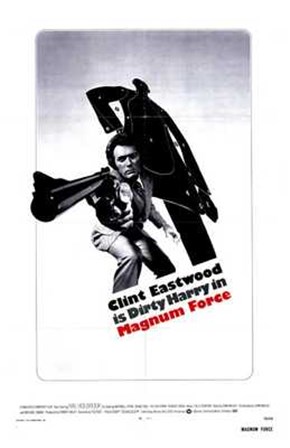 Magnum Force - black and white art print