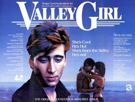 Valley Girl Nicolas Cage art print