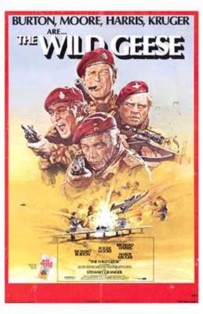 The Wild Geese (movie poster) art print