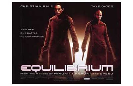Equilibrium Christian Bale art print
