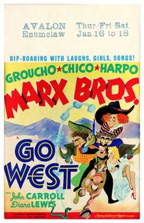 Go West art print