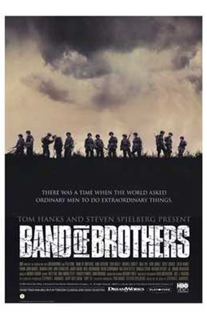 Band of Brothers Silhouette art print
