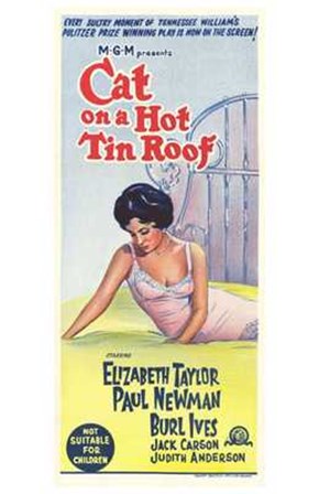Cat on a Hot Tin Roof Newman, Ives &amp; Taylor art print