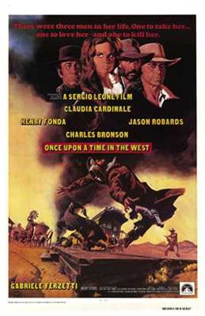 Once Upon a Time in the West Charles Bronson art print