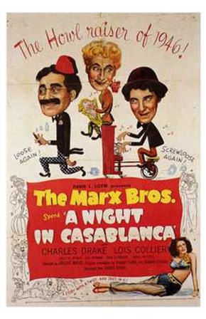 Night in Casablanca art print