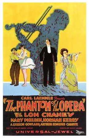 The Phantom of the Opera Violinist art print