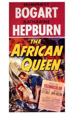 The African Queen Red art print